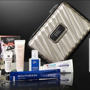 Free Black Tumi Delta One Amenity Kit Hardcase